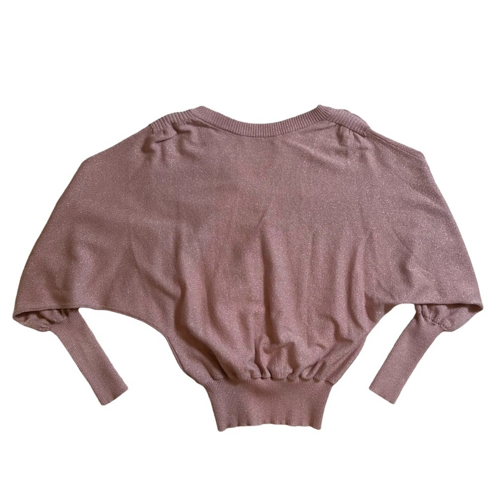 Milly Metallic V-Neck Dolman Top - Picture 8 of 9